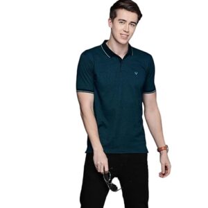 Allen Solly Men’s Cotton Solid Regular Fit Polo Shirt