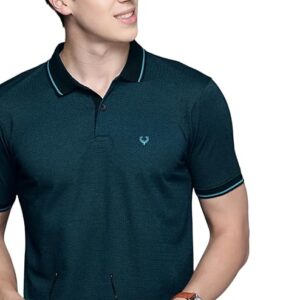 Allen Solly Men’s Cotton Solid Regular Fit Polo Shirt